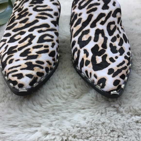 DSW Leopard Print Mules - Picture 6 of 11